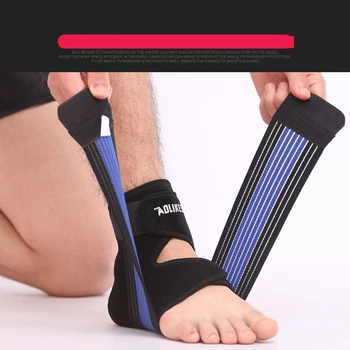 1Pcs Fitness Voeten Cross Winding Enkel Dual Protector Sport Guards Riem Bracer Body Building Bandage Band Training Wrap