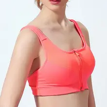 Женский спортивный жилет высокого поддерживающий спортивный лифчик спортивная одежда Топ Стрейч Бюстгальтер женский спортивный жилет ударопрочный спортивный бюстгальтер