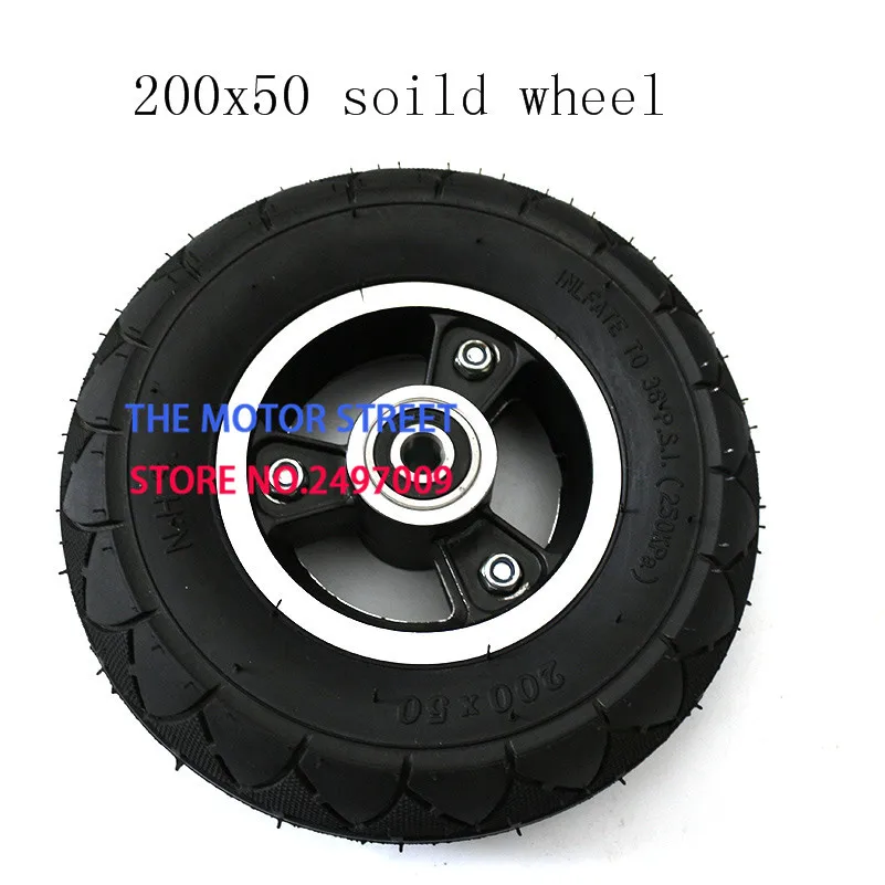 Mobility Scooter wheelchair tire 200 x 50 (8x2) Solid Tire 200X50 Fits