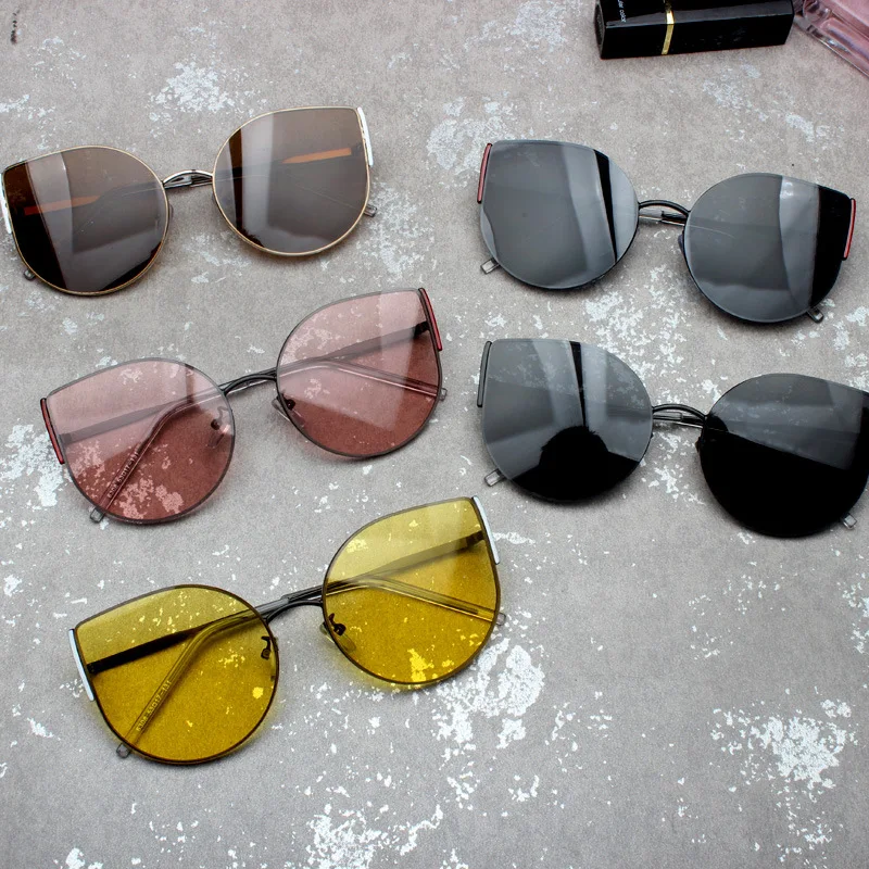 

2019 New Coming Women Sunglasses Fashion Vintage Girls Cat Eye Sun Glasses Optical Woman High Quality Eyeglasses 100% UV Protect