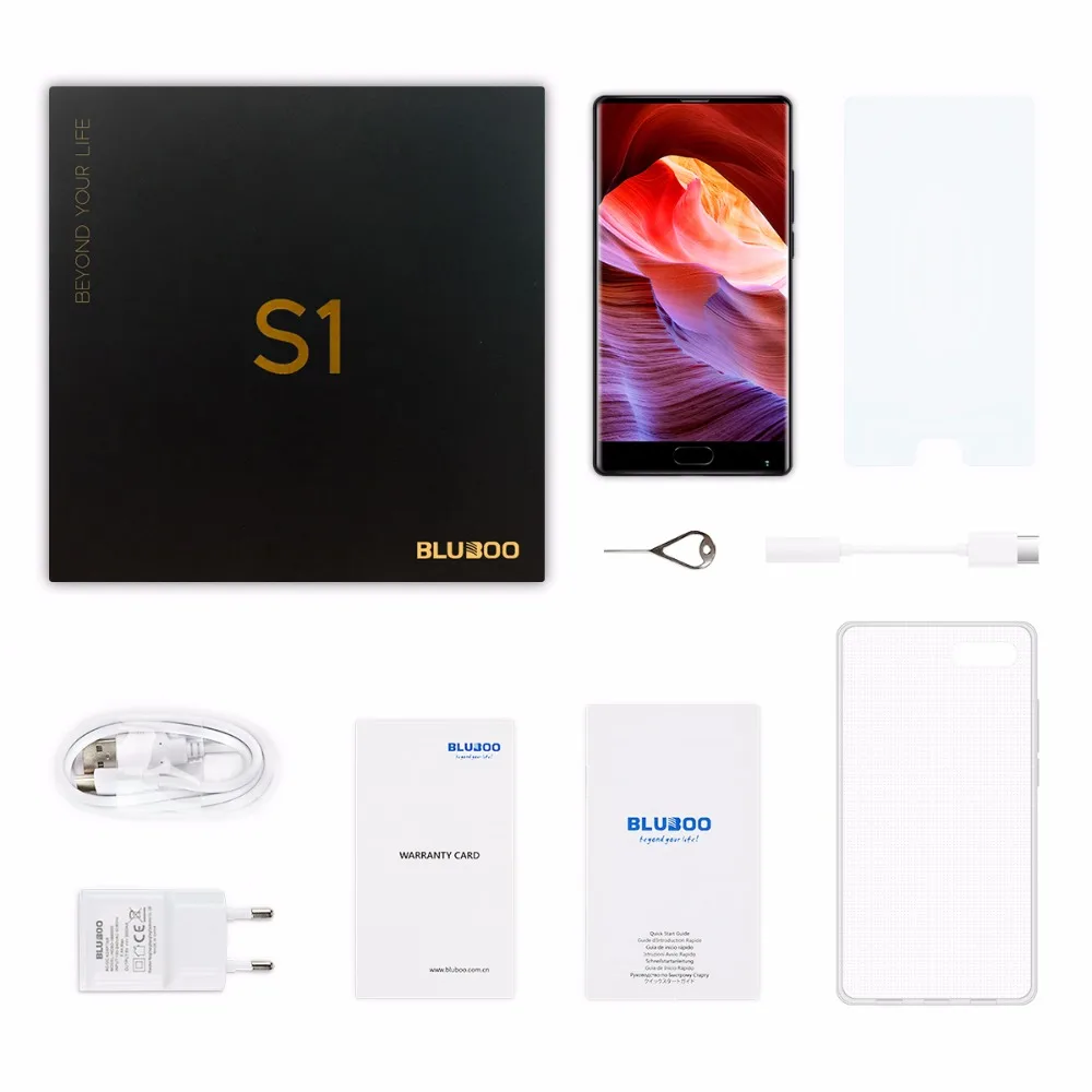 Bluboo S1 5 ''смартфон FHD MTK6757 Octa Core Full Дисплей 4G B Оперативная память 6 Встроенная