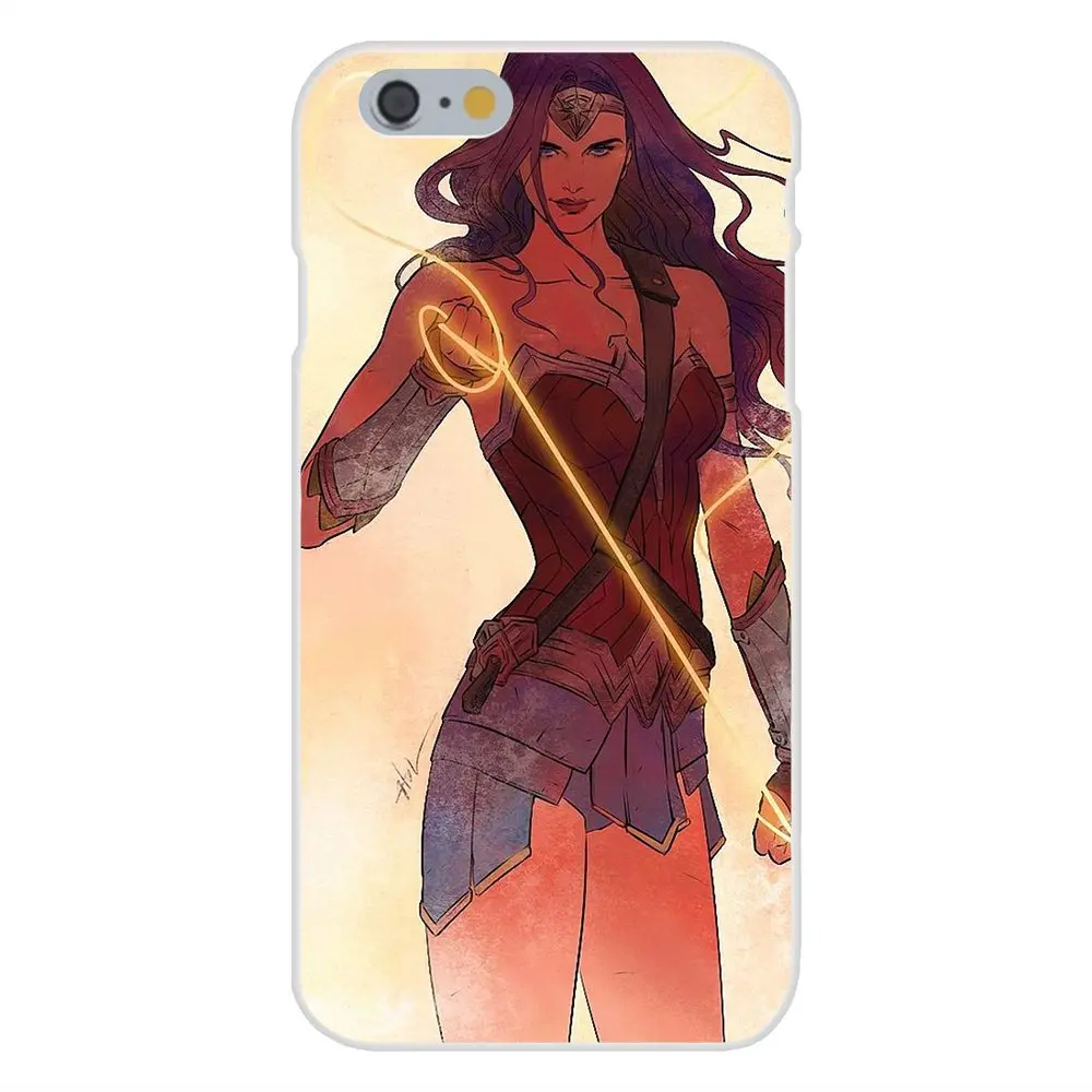 as picture Wonderwoman TPU популярный для Apple iPhone 4 4s 5 5C 5S SE 6 6 S 7 8 Plus X XS Max XR - Цвет: as picture