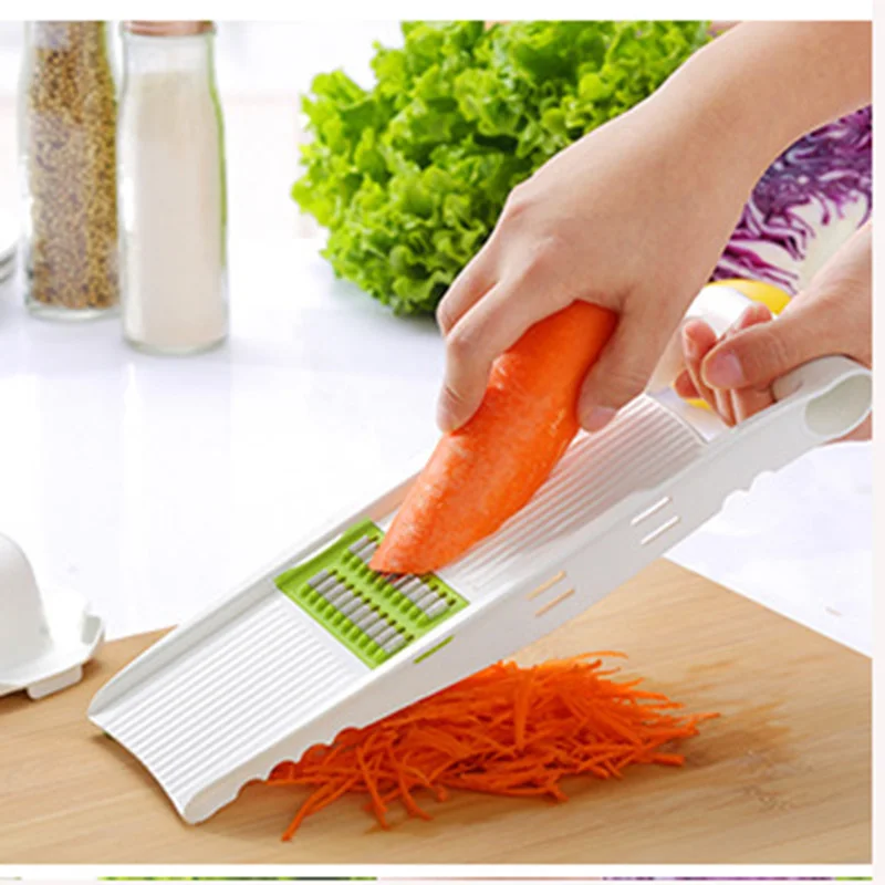 Быстрая фреза для моркови с 5 многофункциональными лезвиями из нержавеющей