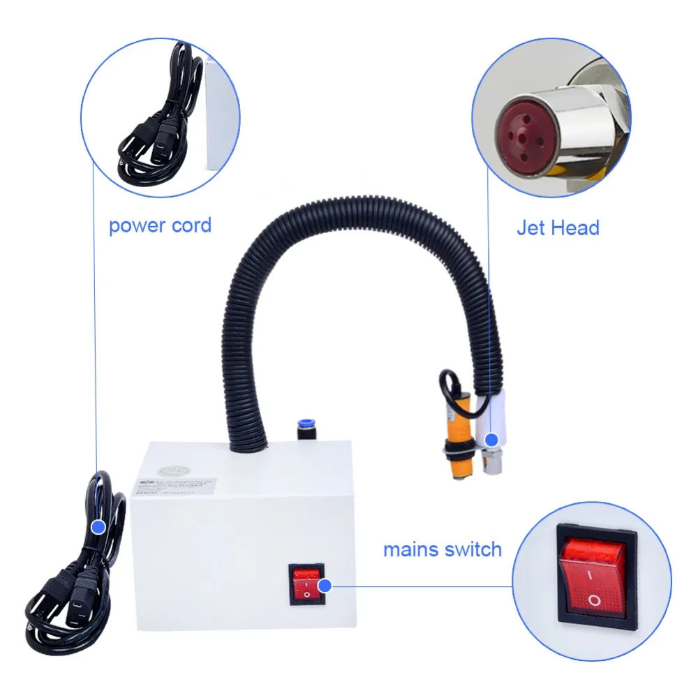 

Ionizing Air Snake static electrostatic dust control nozzle antistatic Cleanroom