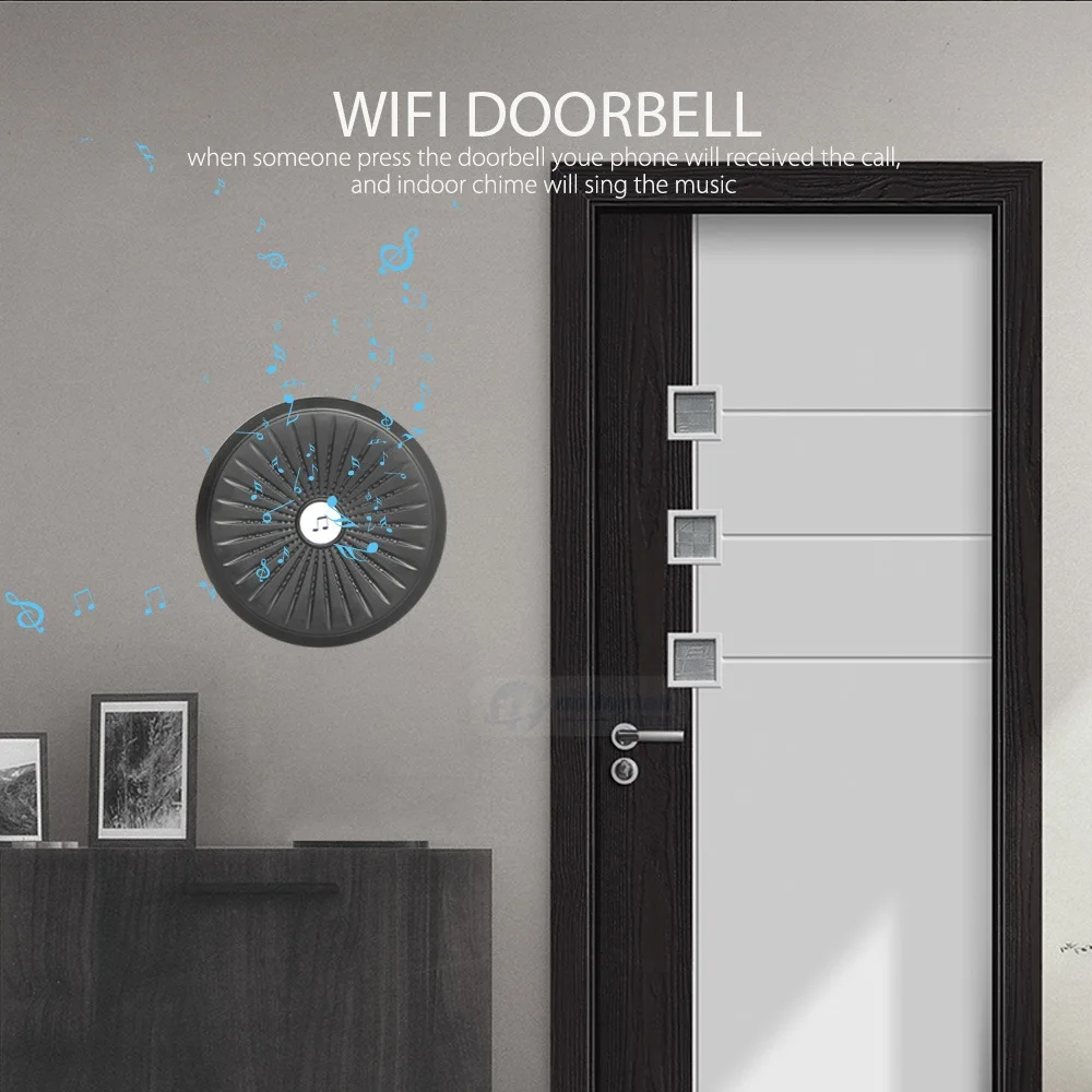 Новинка 720P умный IP видеодомофон wifi видео домофон дверной звонок wifi дверной Звонок камера для квартиры ИК сигнализация беспроводная камера безопасности