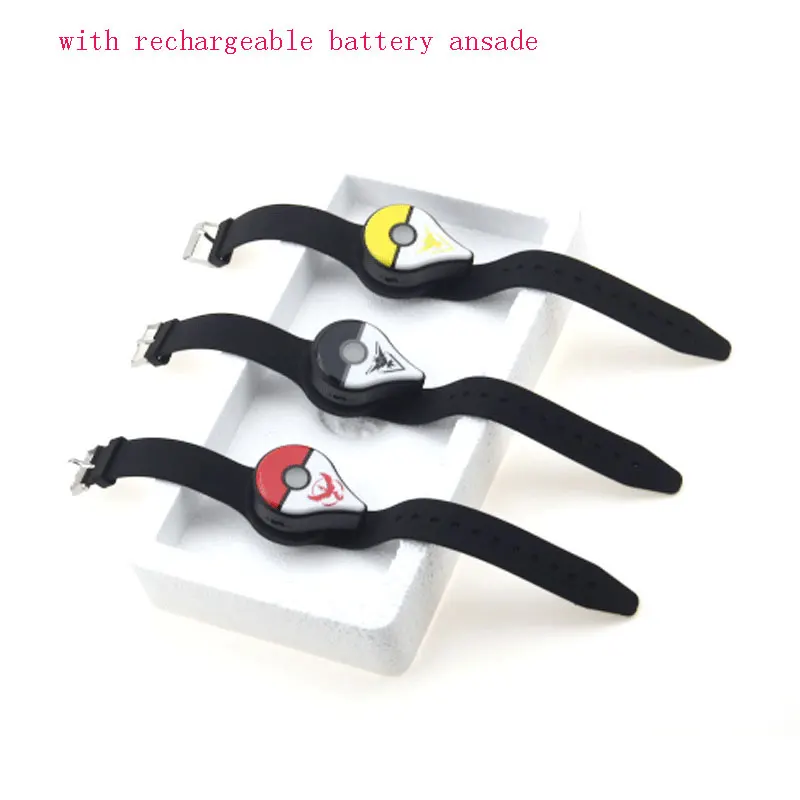 

The latest rechargeable new Auto Catch Bluetooth bracelet for Pokemon Go Plus game accessories with built-in battery