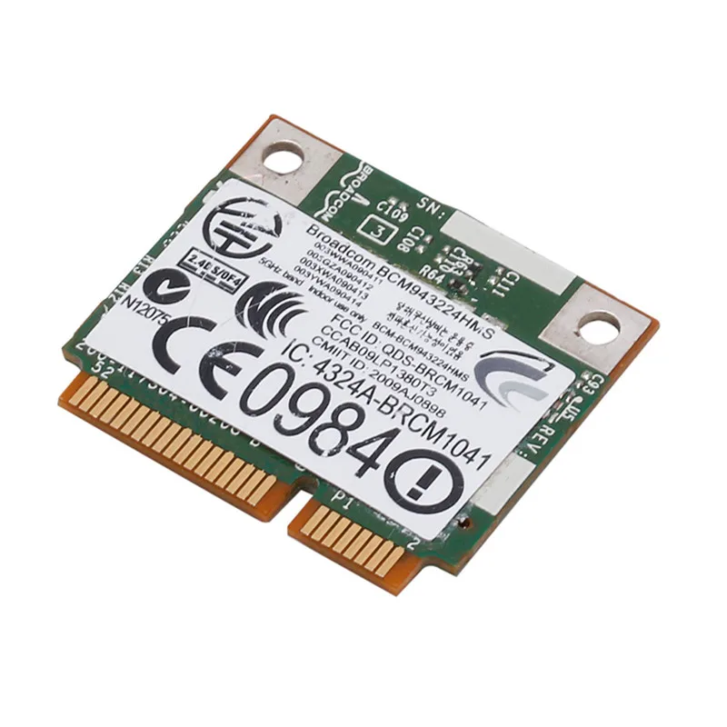 Двухдиапазонный беспроводной половинной высоты мини PCI-E 802.11a/g/n сетевая карта wifi карта адаптер для Dell Toshiba acer sony samsung