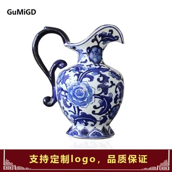 

decorations for home Jingdezhen Ceramics Chinese Blue White Tie-twisted Branches with Dairy Porcelain Vase Flower Ornaments