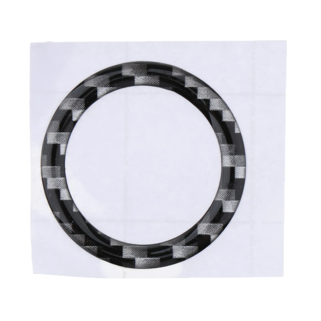 1 Piece 25mm Twist Switch Ring Trim PVC Car Engine Start Stop Button Ring Trim Decor For BMW E90 E60 E70