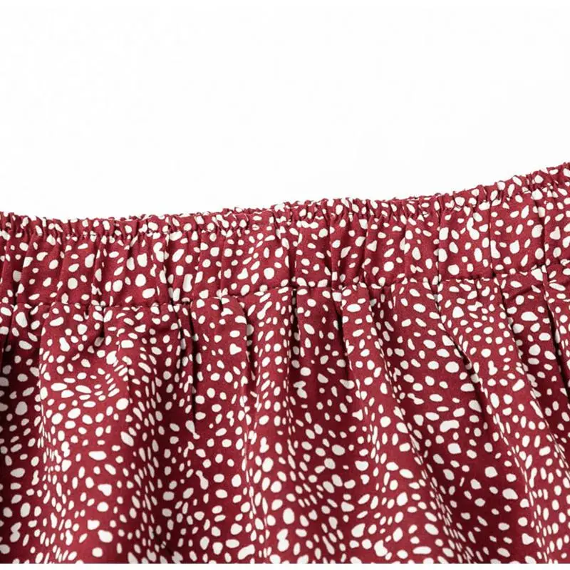 Bikinx Лето Высокая талия бикини пляжная одежда Волан пляжные женские юбки в горошек женские юбки бикини с оборками накидка Новинка