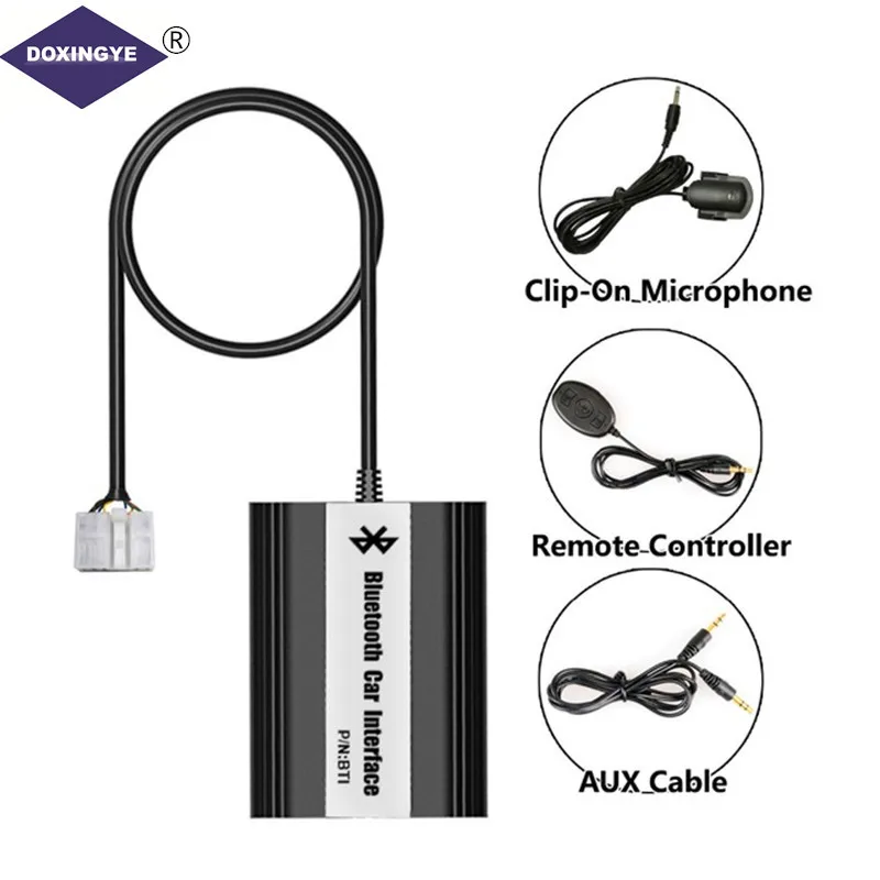 DOXINGYE, USB AUX Bluetooth Автомобильный цифровой музыкальный cd-чейнджер адаптер для Toyota(5+ 7) Pin Camry Corolla Lexus RAV4 Yaris