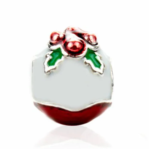 Btuamb роскошный хрустальный цветок сердце любовь имитация жемчуга бусины Fit Pandora Браслеты для женщин Изготовление ювелирных изделий Рождественский подарок - Цвет: Style 10