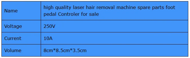 Высокое качество лазерная машина для удаления волос запасные части педаль контроллер для продажи