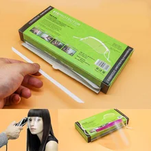 50 шт. одноразовый лицевой щит для лака для волос маска Банг Триммер Инструменты для стрижки волос щит Парикмахерская защитная маска