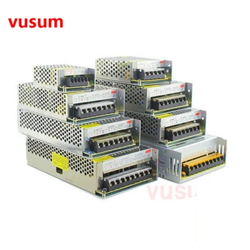 

Vusum 12V power supply AC85-110V 220V to DC5V 12V 24V 2A 5A 10A 20A 30A CCTV / LED Strip Power Adapter
