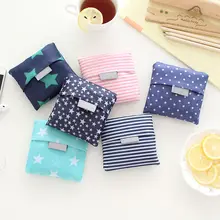 500 шт./лот квадратный 210D полиэстер экологически чистые многоразовые складные хозяйственные сумки Сумки для бакалейных товаров логотип на заказ