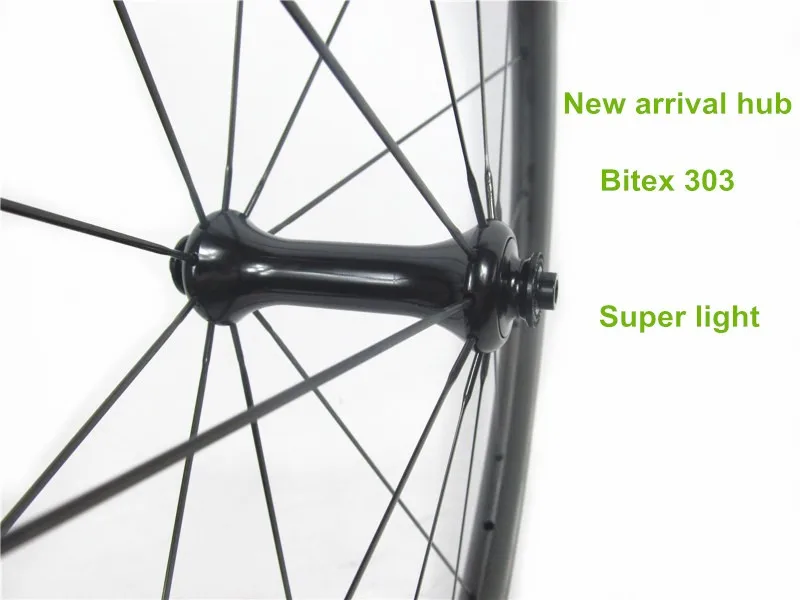 Flash Deal Factory price 38mm 25mm 700C full carbon wheelsets for road bicycle 20H 24H Matte finish clincher rims with Sapim spokes 5