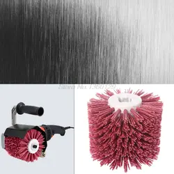 Для удаления заусенцев красный Керамика абразивная проволока круглые кисти головы полированное шлифовальное колесо для мебели