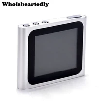 6th Gen 1.8inch 1.8\" LCD FM Radio Video Music Mp3 Mp4 Player Support 2G 4GB 8GB 16GB Card WMV format TFT 262K color screen