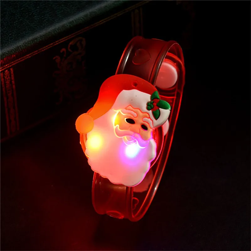 Рождественский светильник Санта Клаус флэш-игрушки наручные руки взять танец Вечеринка ужин вечерние светящиеся игрушки подарок для детей дропшиппинг ye11.16