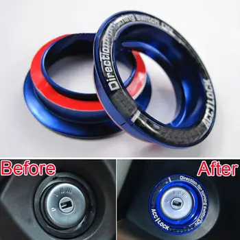 

For 2005-2012 Ford Focus Car Ignition Key Lock Keyhole Decoration Cover Ring Trim Engine Start stop Hole Cover trim