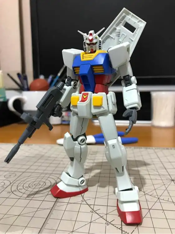 Japaness Bandai HG 1/144 модель Gundam RX-78-2 Готовая модель Pleayer One RIKU'S мобильный костюм супер робот Unchained мобильный костюм детские игрушки