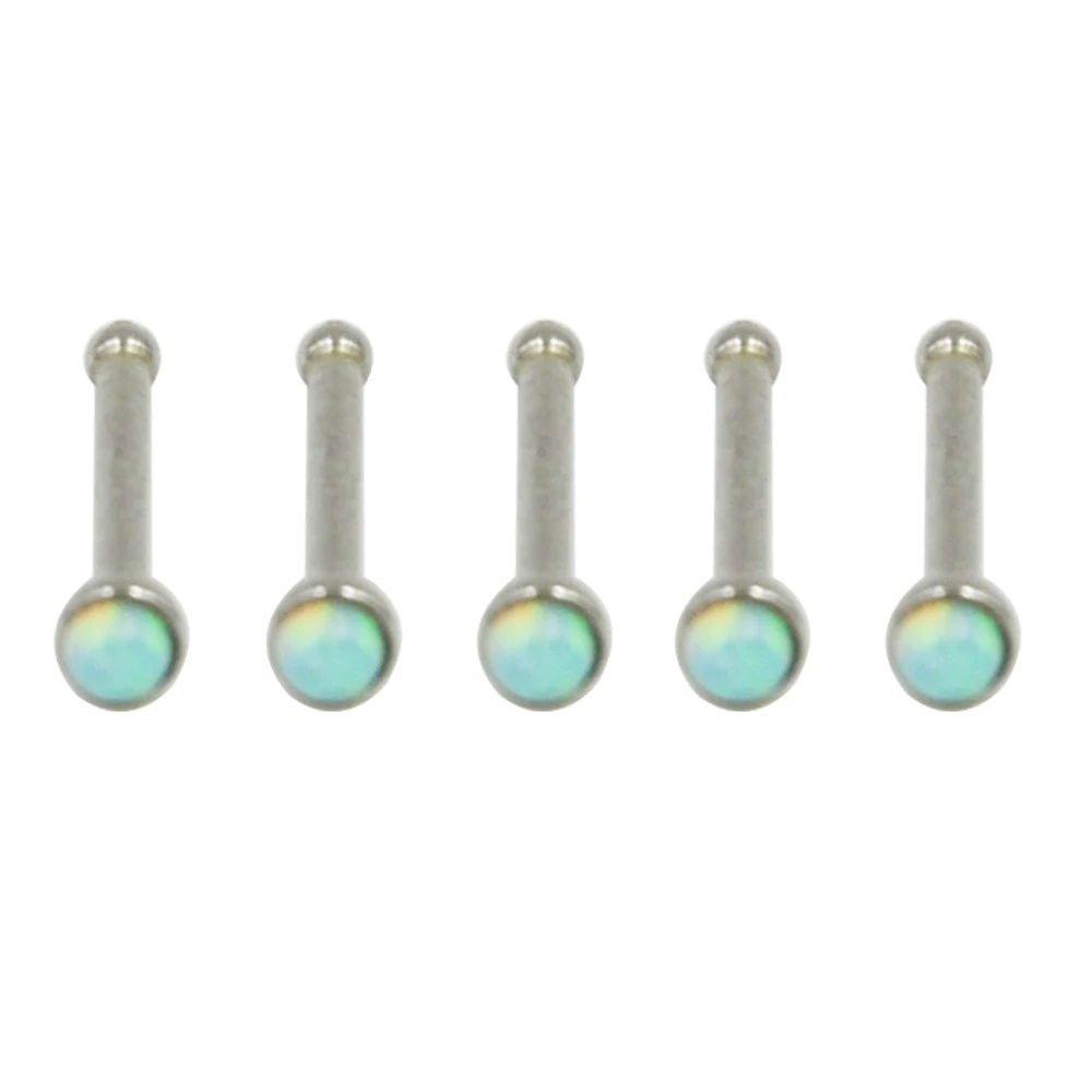 Stainless Stel Nose Bone Stud Piercing Body Jewelry Retainers Dimple