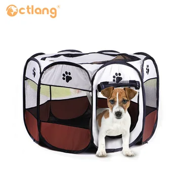 

Eight-sided Cage Removable And Washable Folding Octagonal Pet Fence Oxford Cloth Waterproof Scratch-resistant Dog Tent