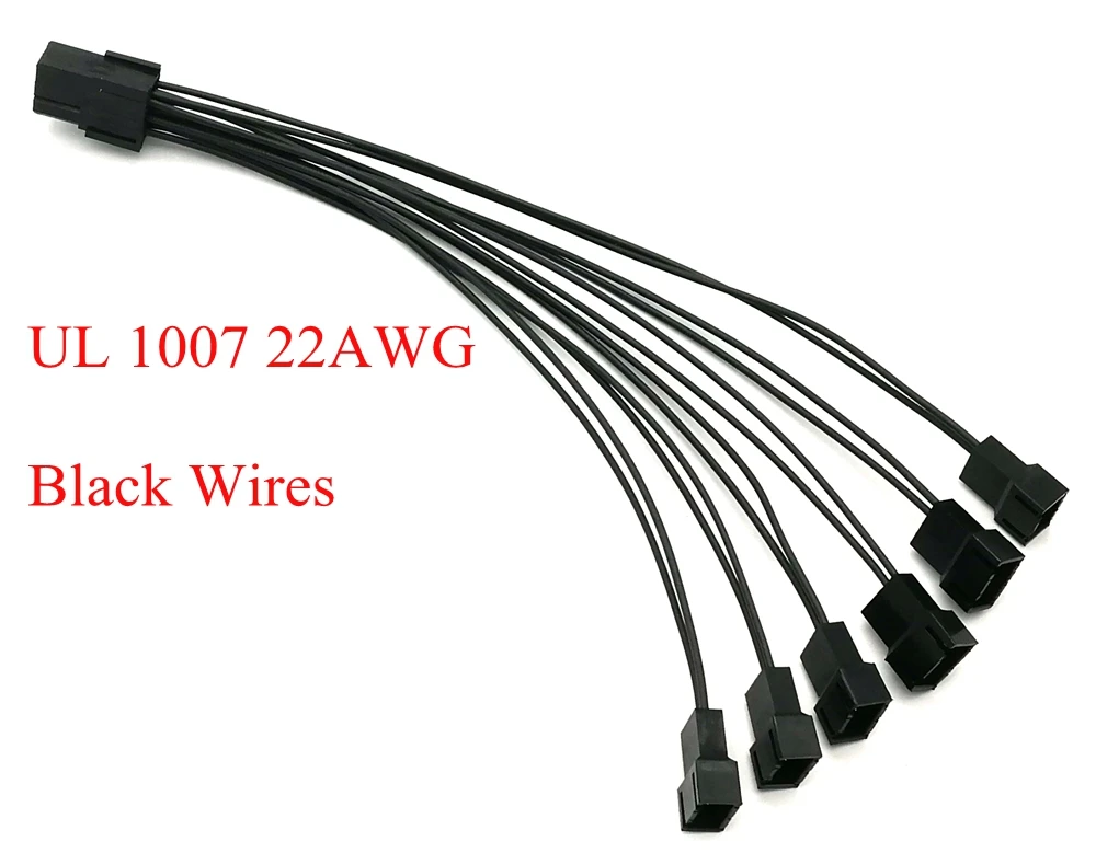 6Pin to 6x 4Pin