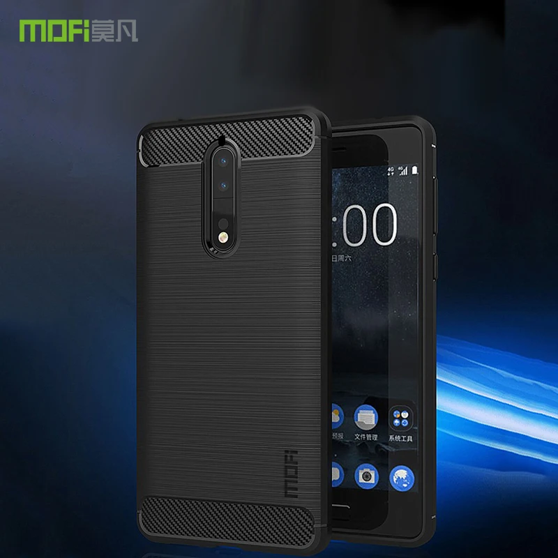 Крышка MOFI для Nokia 8 силиконовый мягкий чехол из ТПУ задняя крышка Nokia8 телефона