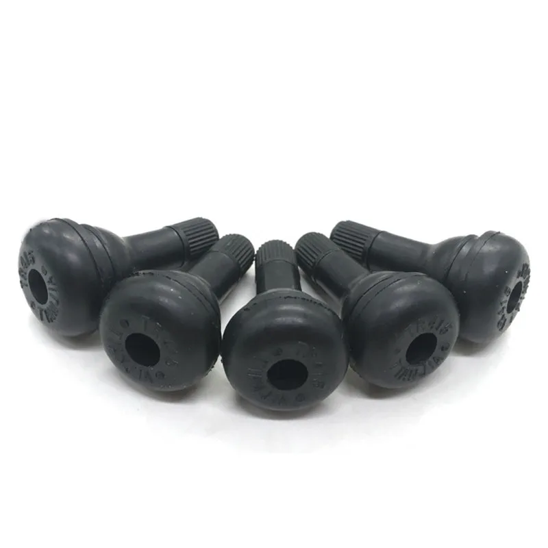 Valvola Pneumatico in Gomma Auto, Valvole Snap In in gomma per pneumatici, 10 pezzi per auto TR415 ruota a scatto per pneumatici valvola per pneumatici stelo valvola in gomma corta