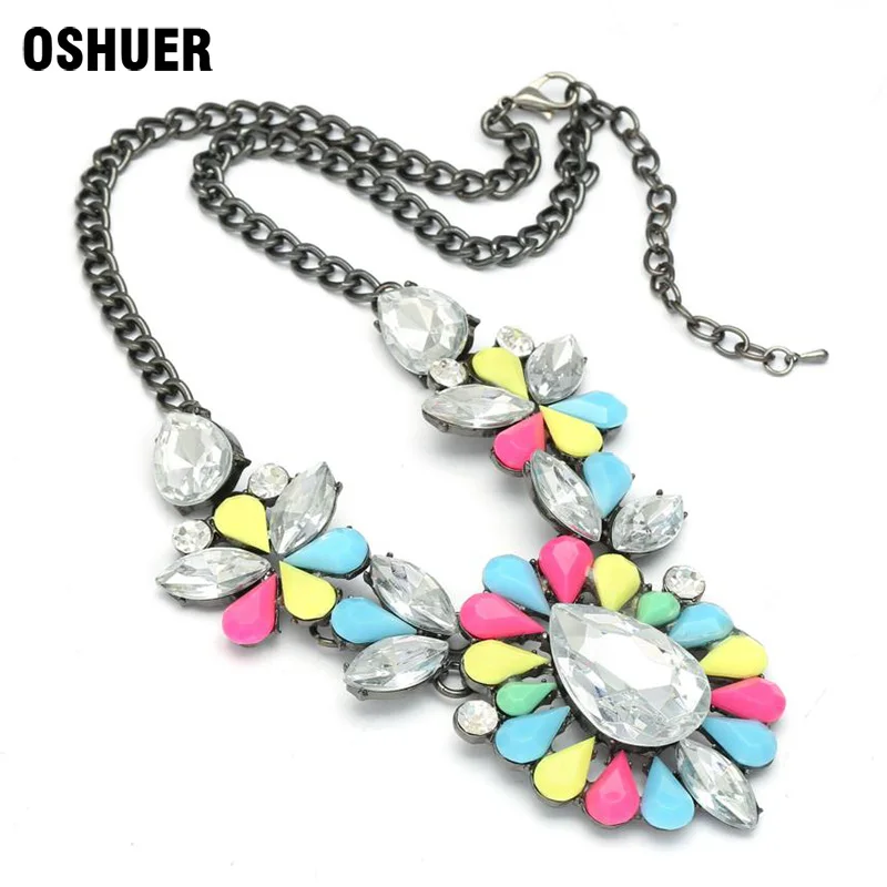 

2018 fashion necklaces & pendants Unique items Romantic candy color choker Necklace statement women jewelry