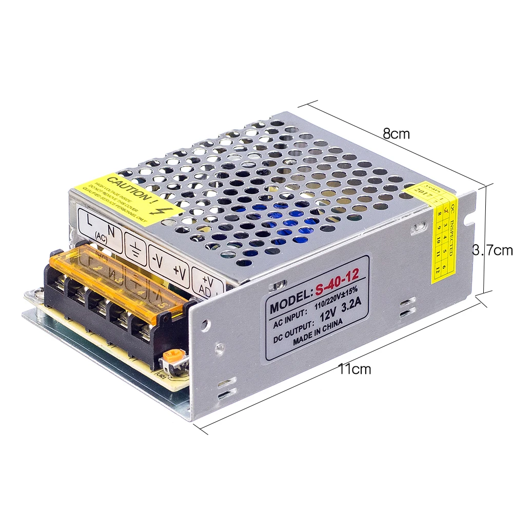 Блок питания для светодиодсветильник ленты SMD 5050 3528 1A 2A 3A 5A 8A 10A 12A 15A 20A 30A 40A AC 110V 265V к