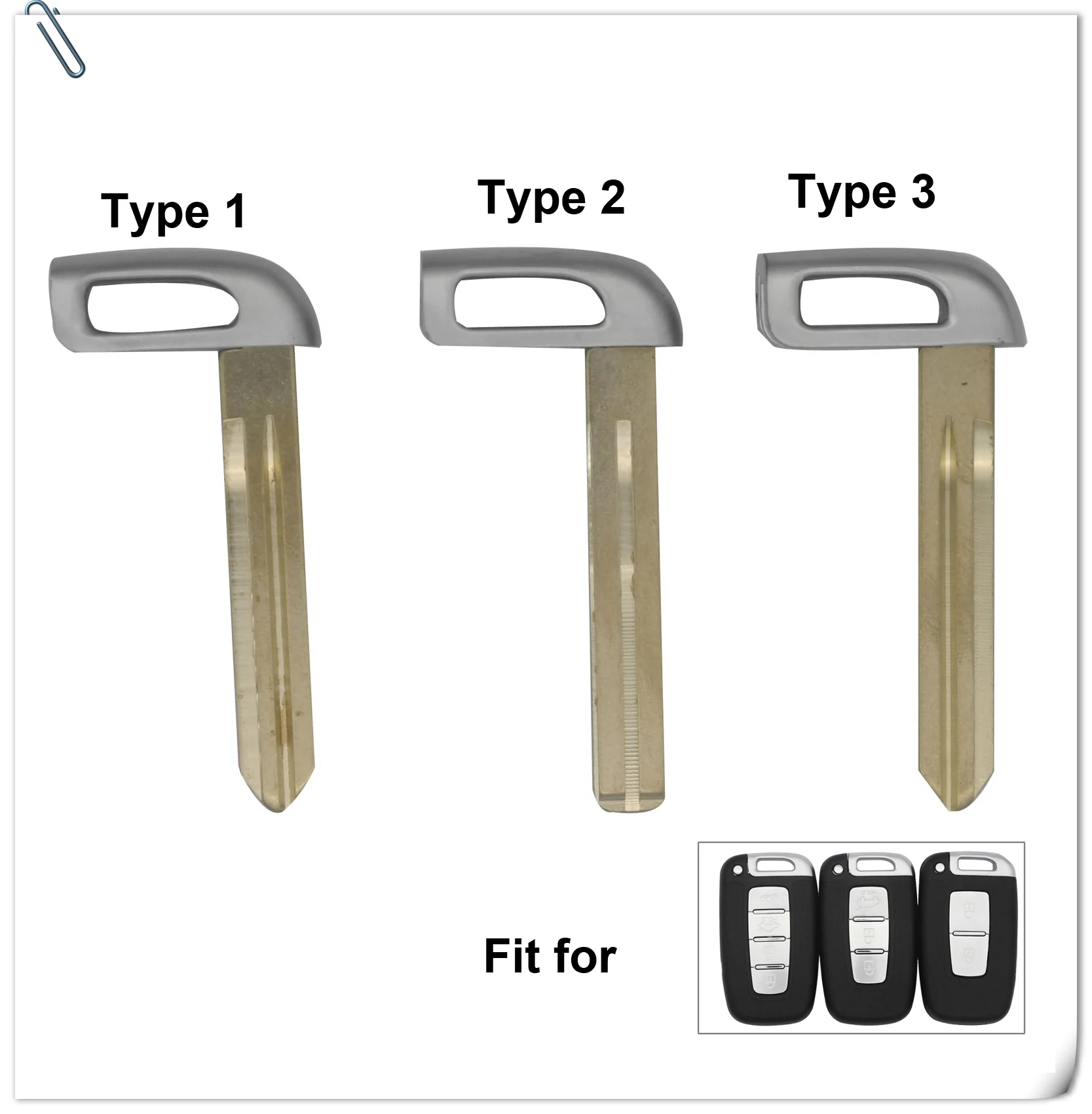 Keyforkess lama chiave di emergenza intelligente per Kia K2 K5 Sportage Forte Fit Hyundai Elantra IX35 Sonata 8 sostituzione -
