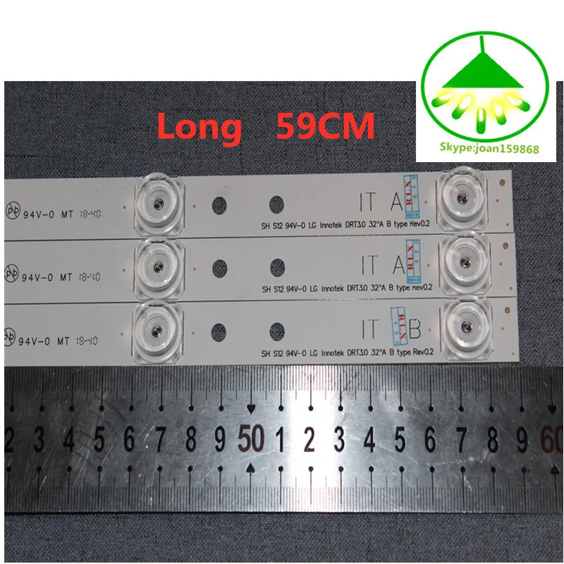 Светодиодная лента для подсветки LG 32LB561V UOT A B 32 дюйма DRT 590 6916l 2223A 2224A 3 шт. * 6