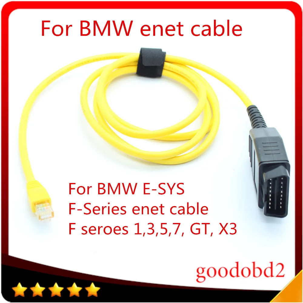 Автомобиль инструменту диагностики кабель для BMW ENET (Ethernet к БД) интерфейс кабель E-SYS ICOM кодирования серии F esys 3.23.4 v50.3 кабель для передачи