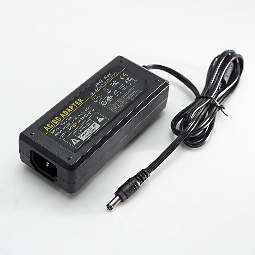AC DC Power Supply 48V 2A Adapter Charger Transformer 96W