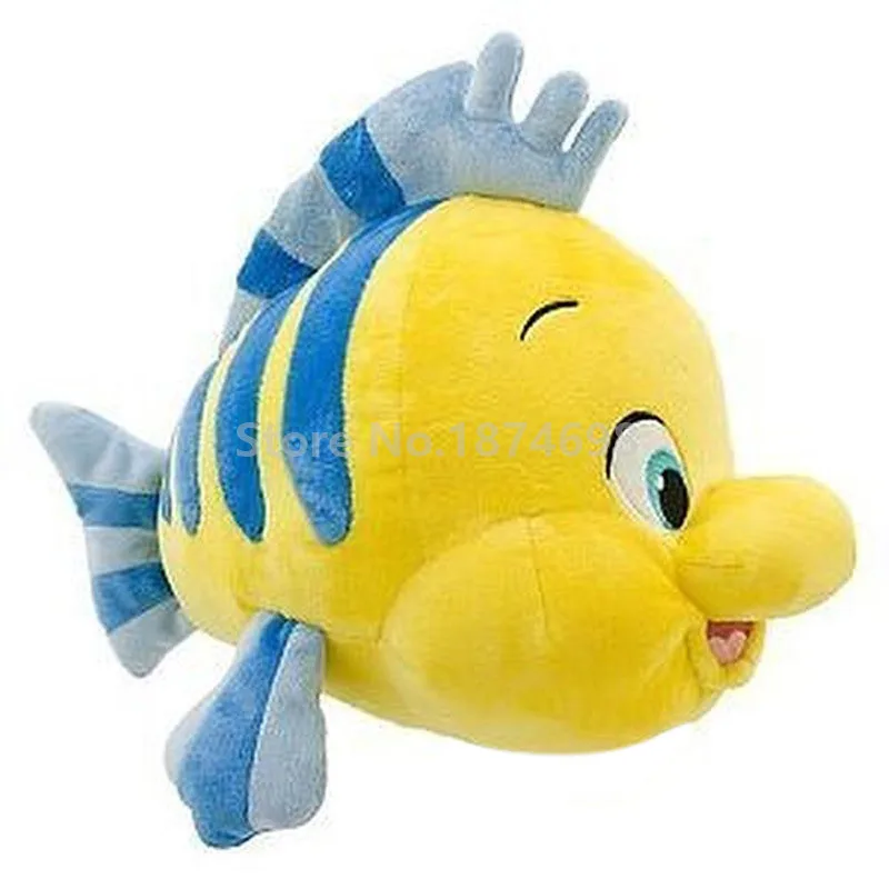 The Little Mermaid Flounder Fish Plush Toy Doll Large 50cm Princess