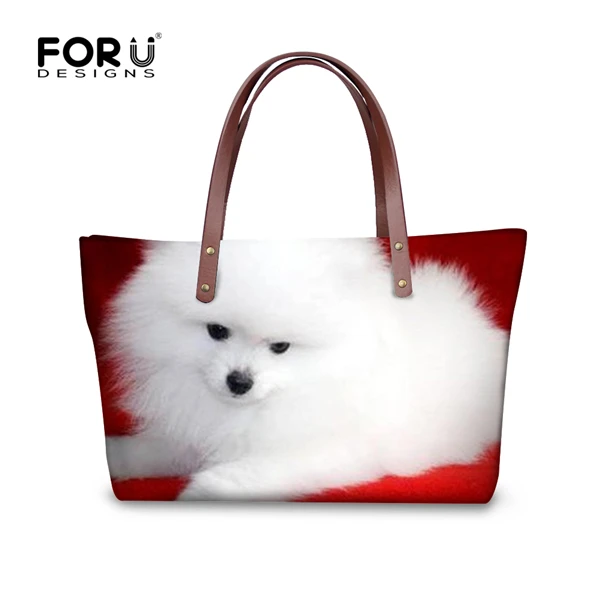 Forudesigns/померанский шпиц сумки Для женщин Сумки собака Леди Сумки Tote Сумки путешествия Креста тела сумка для женщины Bolsas feminina - Цвет: H1072AL