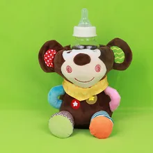 Милые детские бутылочки для кормления, плюшевые сумочки-Чехлы, защитный утепленный чехол для бутылочек, сумка для детских бутылочек, чехол