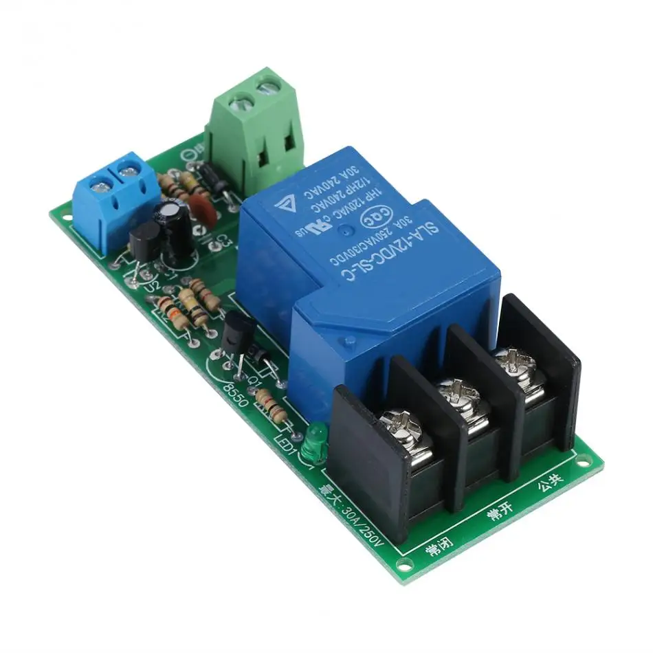 

DC12V Delay Timer Switch Timing on/off Relay Module 0~60minutes 30A Load 250VAC/30VDC module timer