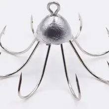 5 шт./упак. рыболовные снасти аксессуары рыболовный крючок осьминог Кальмар крюк крюка