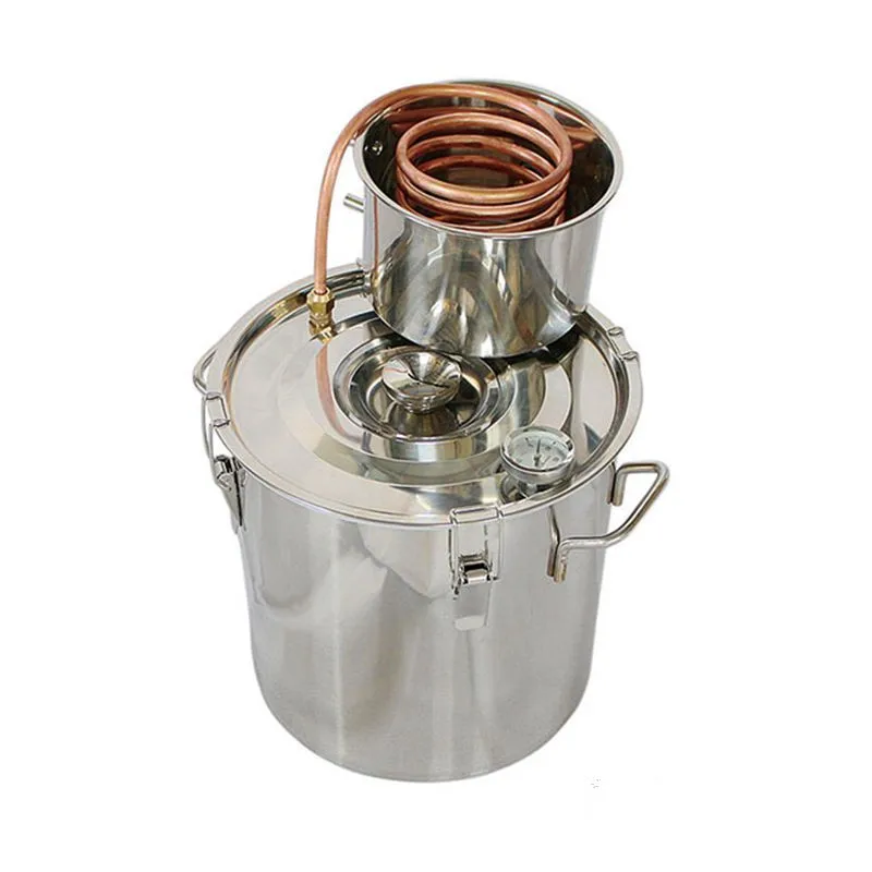 5Gal/18L термометр дистиллятор DIY из нержавеющей стали домашний пивоваренный