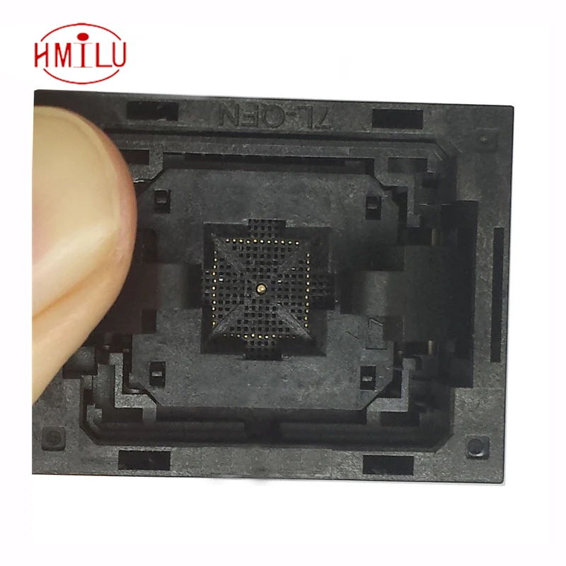 

QFN44 MLF44 WLCSP44 Burn in Socket Pin Pitch 0.5mm IC Body Size 7x7mm NP506-044-036-C-G Open Top Flash Test Socket Adapter