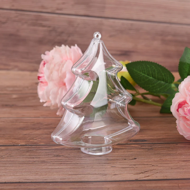 

1PCS Tree Shape Clear Plastic Bath Bomb Molds DIY Fizzy Sphere Ball Chocolate Plastic Transparent Bath Bomb Mould