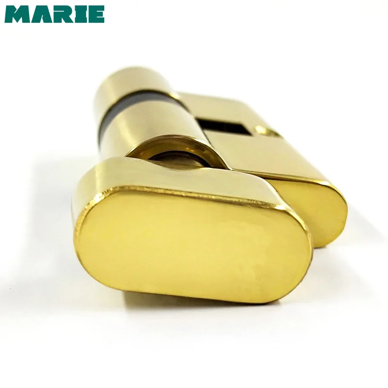 CY002 Security brass Door Lock Cylinder Interior Bedroom Living Lock Handle