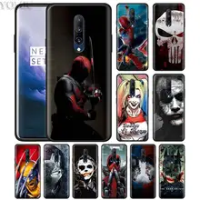 Marvel avengers Super Hero Phone Case for Oneplus 7 7Pro 6 6T Oneplus 7 Pro 6T Black Silicone Soft Case Cover