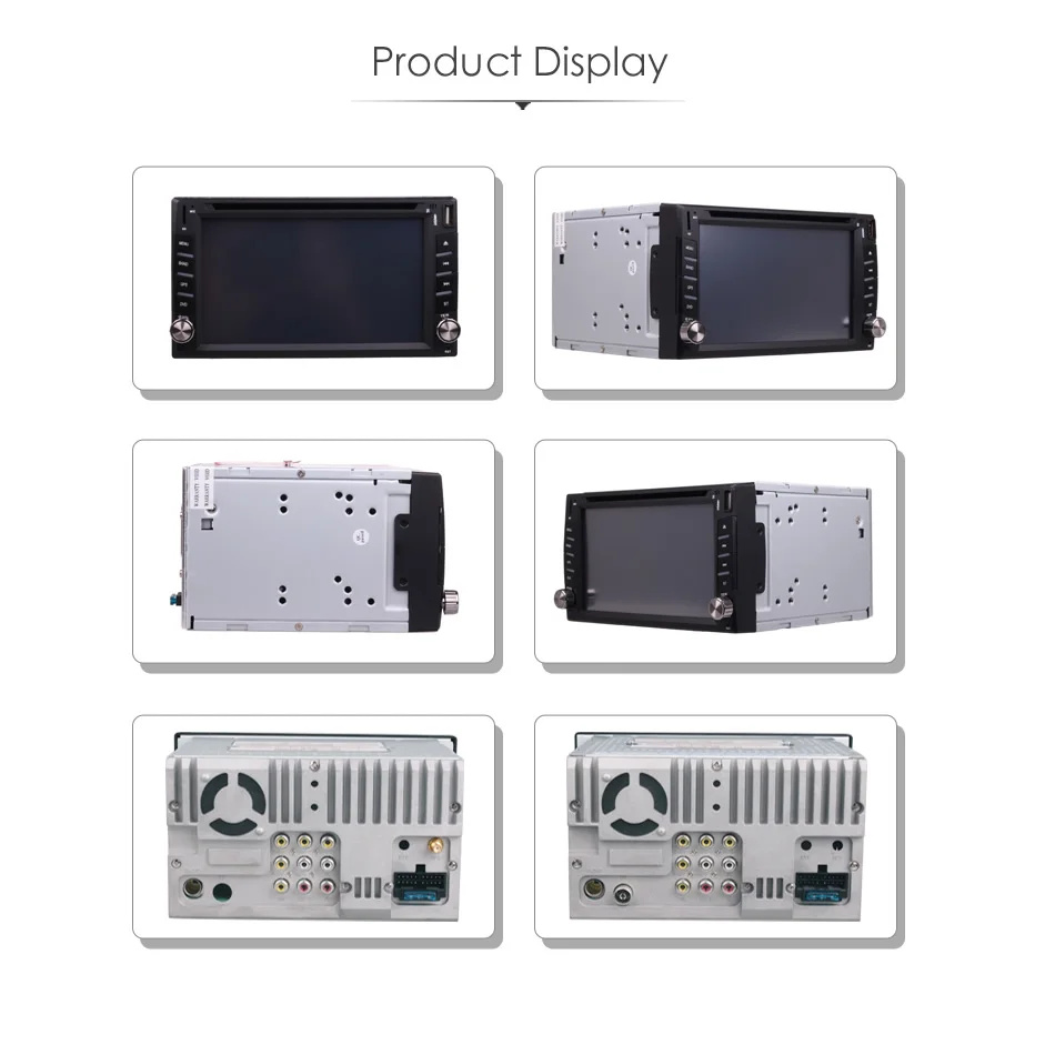 Top 2Din Universal Car In Dash Touch Screen Bluetooth Radio CD DVD MP3 Video Media Player Head Unit Stereos (Without GPS) 13