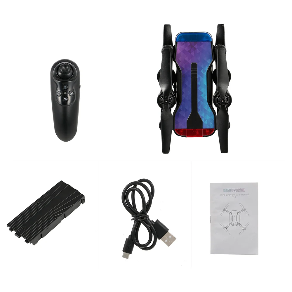 Новейшая камера SIMTOO XT198 RC 720 P Wifi FPV g сенсор оптический поток Радужный