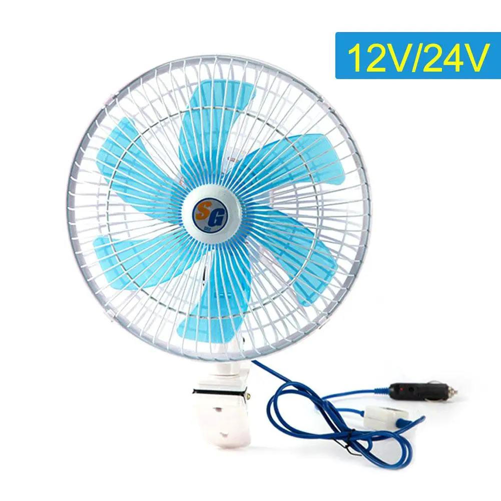 Car Cooler Solar Fan 12V 24V Electric Radiator Cooling Fan Reversible High Performance Thermo Cooler Ventilator 12v For Car